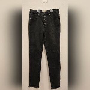 Madewell Women's Charcoal Skinny Jeans